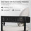 Fauteuil de salle à manger pivotant en osier Maine-780530335-783541445