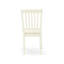 Ensemble de table de salle à manger moderne 5 pièces comprenant une table de cuisine ronde avec piédestal et 4 chaises de cuisine en tissu de polyester, lin blanc-124732509-124732502-124732500