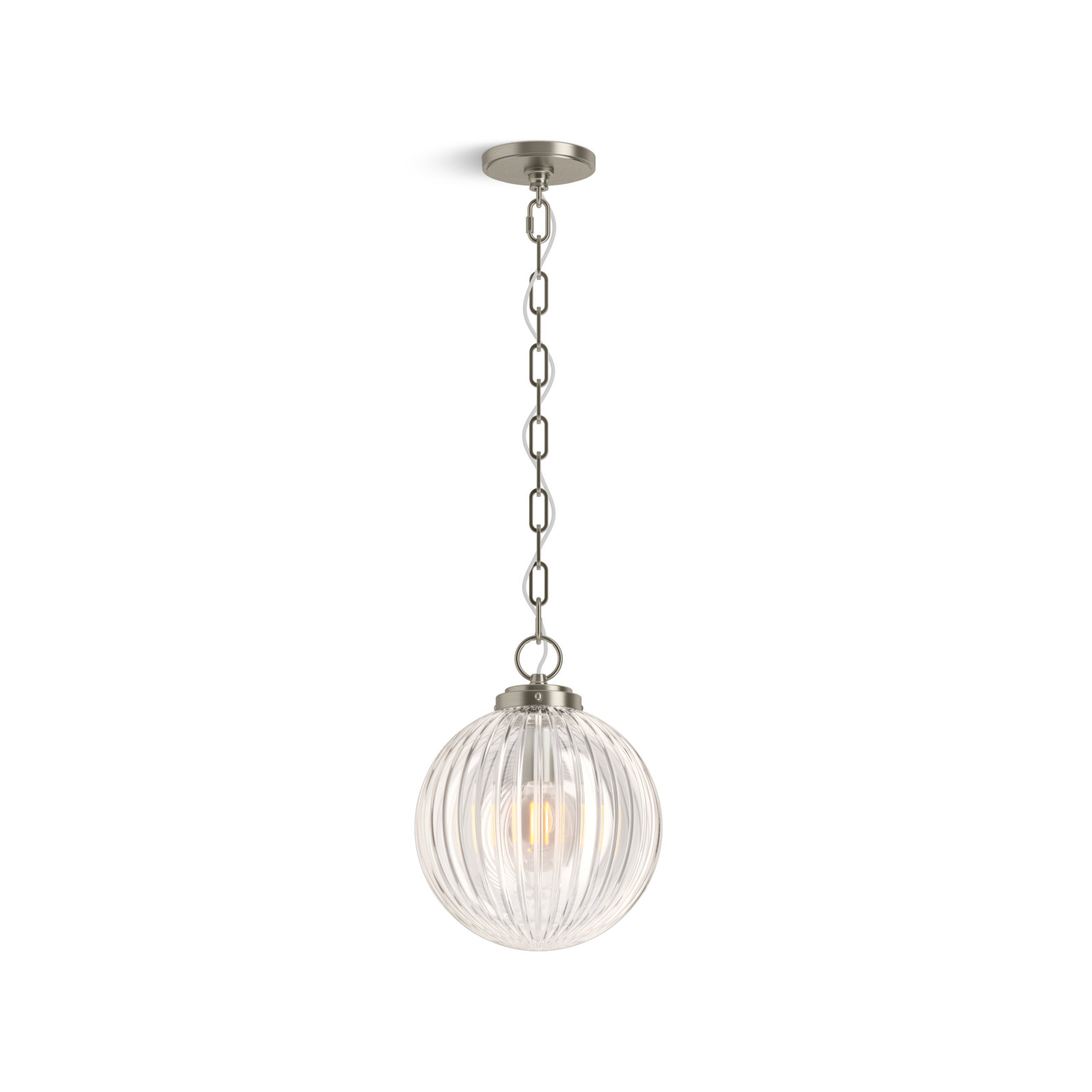 Embra By Studio McGee 10 in. Pendant, Brushed Nickel