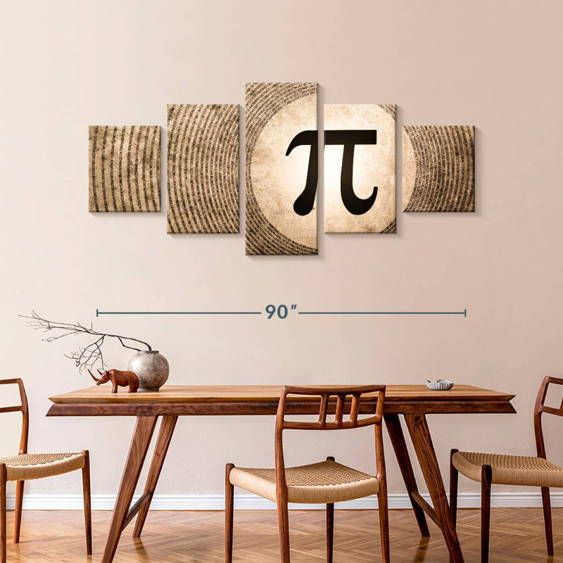 Grunge Pi, H 42 po x l 92 po