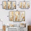 Collage de rêve beige et doré - formes abstraites - ensemble de galerie moderne pour la décoration intérieure-954066698-954066696