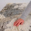 Arcus Abstract Hand Knotted Cream Area Rug-2108728332
