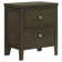 2-drawer Nightstand Bedside Table Dark Cocoa