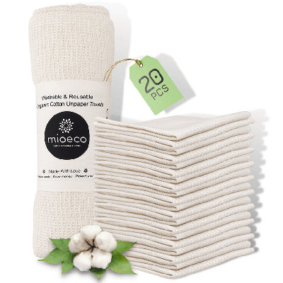 mioEco Unpaper Towel Set - 20 pcs