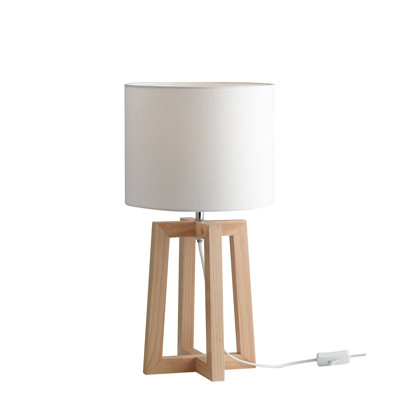 Canita Solid Wood Tripod Table Lamp