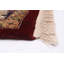 Tapis rouge foncé en laine noué à la main de conception unique 9 pi 0 po x 12 pi 2 po Reinholds