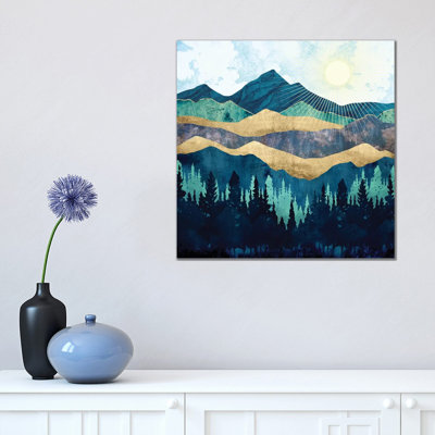 Blue Forest - Wrapped Canvas Print