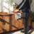 American Solid Wood Retro Sideboard Buffet Cabinet