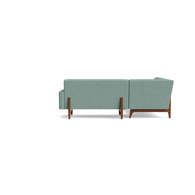Tyler Sectional With Bumper (95" X 95"), Left Hand Facing, Performance Weave - Spa