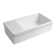 Fireclay Reversible Sink with Integral Drainboard and Decorative 2 ½" Lip on Both Sides