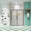 Porte de douche coulissante, porte coulissante, verre trempé-112539487