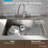 Ludington 24'' L Single Bowl Stainless Steel Kitchen Sink