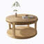 Table basse ronde en bois, table circulaire pour le salon-1356028210