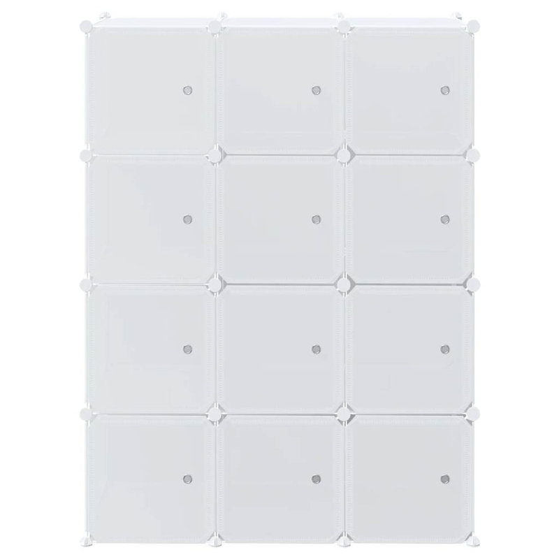 Polypropylene Wardrobe, White