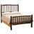 Fireside Lodge Hickory Log Traditional Bed - Queen - Cinnamon-814152891-807412078