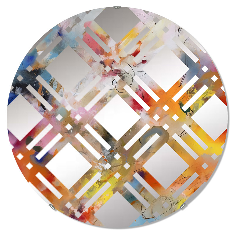 Gintaras Circle Mirror, 23.6" x 23.6"