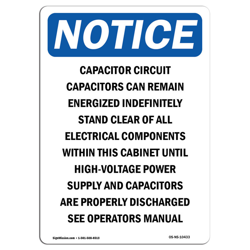 Capacitor Circuit Capacitors Can Sign