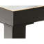Table basse carrée industrielle, structure en acier noir mat de 27,6 po, surface en verre maillé doré, verre trempé de 6 mm, vis cachées pour un look esthétique, table sans oscillation avec caractère, plateau, imprimé en soie