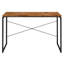 Kivanc Desk, Faux Concrete & Silver-1771978889-1781243554