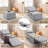 4 In 1 Multi-Function Sleeper Sofa-1390223111