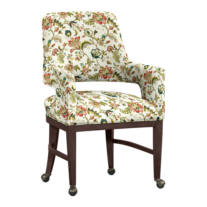 Chaise avec accoudoirs Josie, Tabac, 9107 Céladon