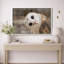 «Bird Bird Curious Owl Look» (Tyto Albahead), tête en gros plan sur toile-119598469-93629225-93629226