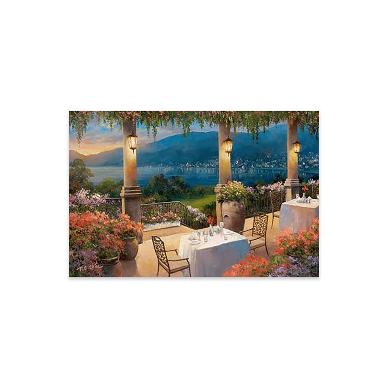 Amalfi Holiday II par T.C. Chiu - peinture sans cadre, H 16 po x l 24 po x P 0,25 po