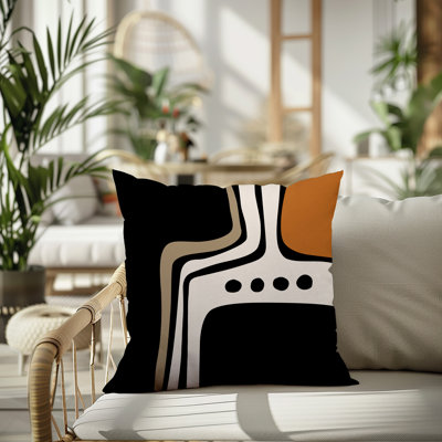 Oreiller carré réversible intérieur / extérieur Tobe Minimalist