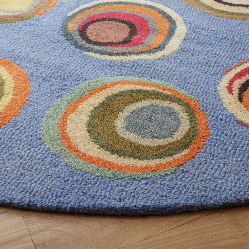 Candelo Soho Hand Tufted Wool Geometric Rug, Rectangle 2' x 3'