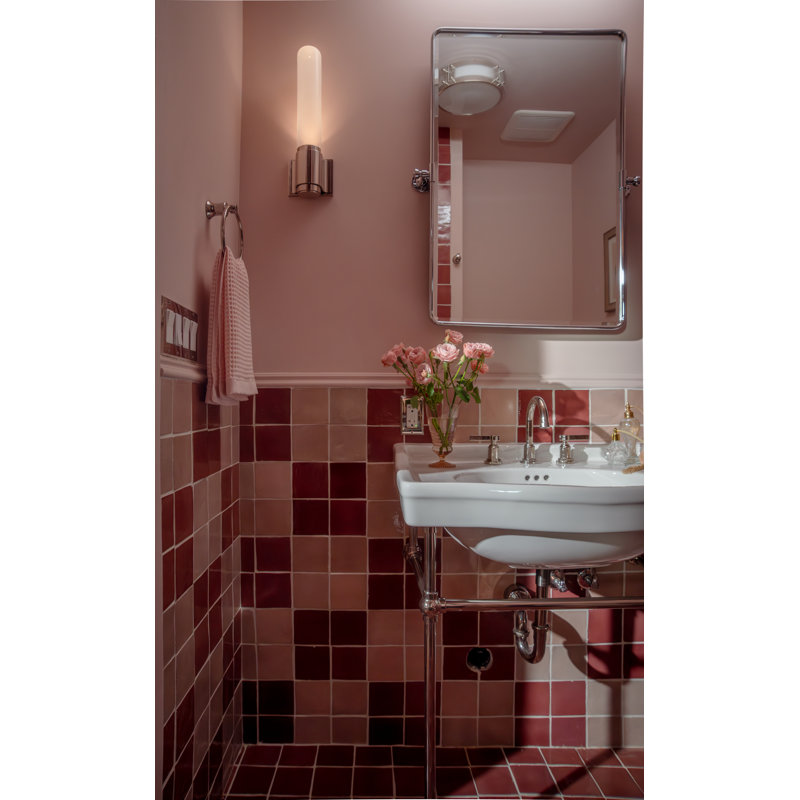 Clifford 1 Light Flush Mount, Polished Nickel