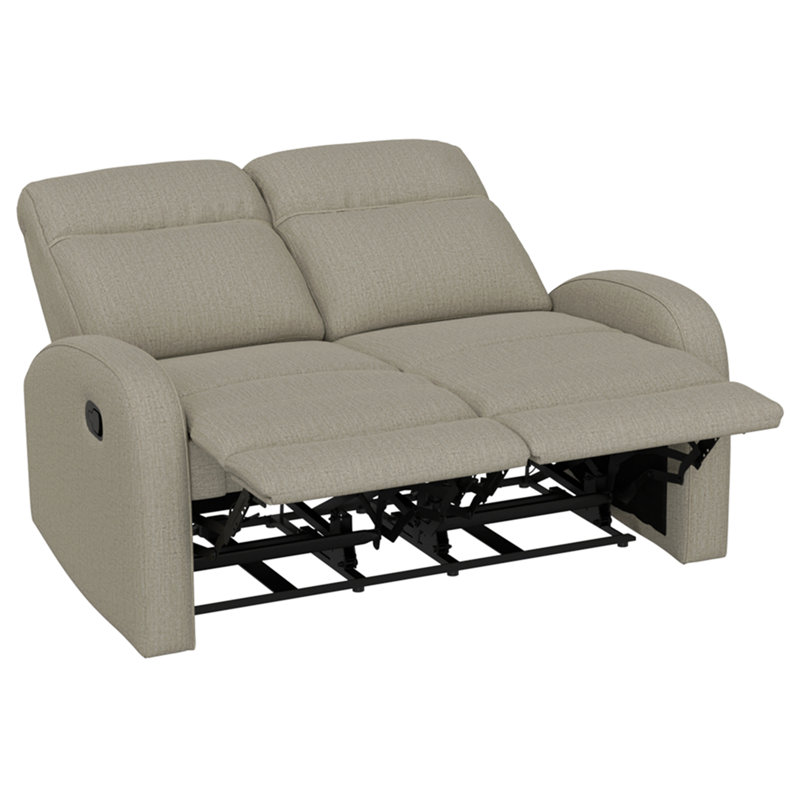 Causeuse inclinable manuelle beige, Beige
