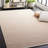 Vermont Flat Weave Wool/Cotton Rug in Beige-1008271437