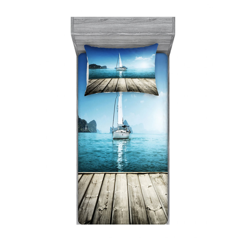 Microfiber Sheet Set, Twin XL Sheet Set with Fitted Sheet