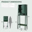 Rangement autoportant au-dessus de la toilette 66,93 "H-307520143
