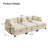 Schmucker Modular Sleeper Sectional Sofa, Oversized Cloud Couch With Ottoman-960409174-960127836