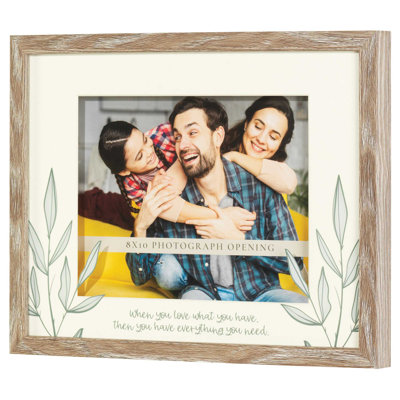 Brown Picture Frame with Mat