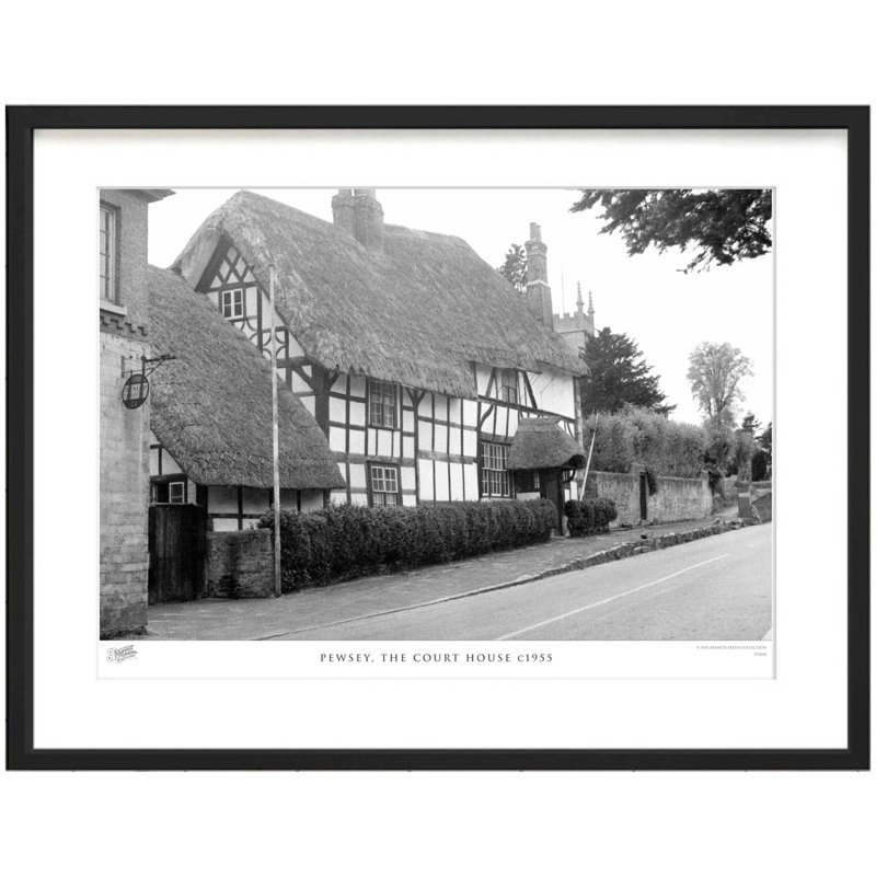 Pewsey, The Court House C1955 - Single Picture Frame Print, 28cm H x 36cm W x 2.3cm D
