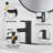 Single Handle Bathroom Sink Faucet-104942157