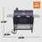 Judge Charcoal Charcoal Smoker and Grill with 540 sq. in. Cooking Area in Black