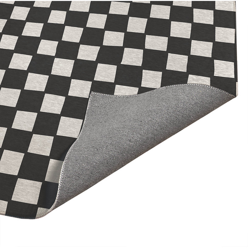 Tapis d'extérieur à carreaux antidérapant, Rectangle 4pi x 6 pi