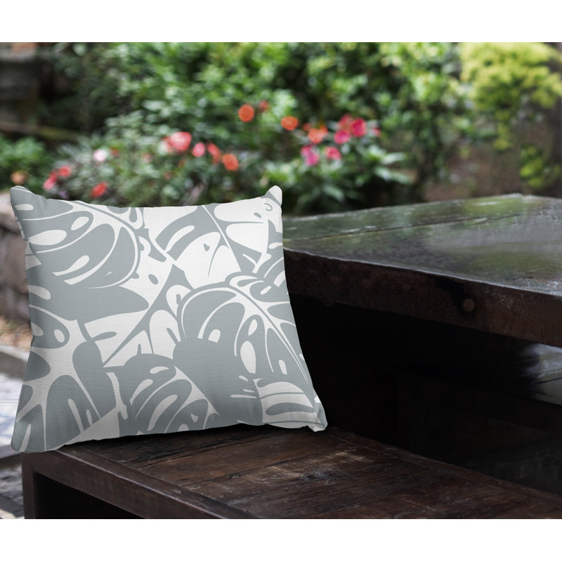Coussin intérieur / extérieur Acton, L 19 po x H 19 po, gris