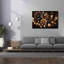 Toile épique «Gold Flowers» par Rey Klimt, 60 po x 40 po