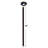 1/2" IPS x 19" Round Ceiling Mount Shower Arm with Flange-21698675