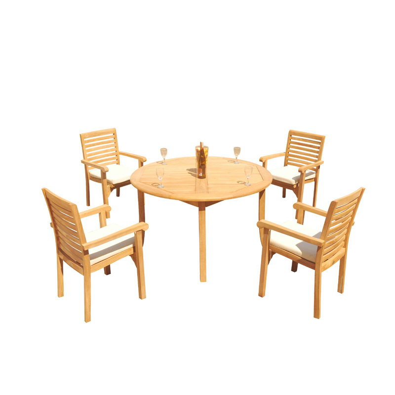 Ensemble repas pour 4 personnes Douberly, 80 po x 52 po x 31,5 po, 5