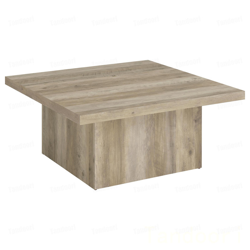 Table basse en pin vieilli