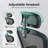 Ergonomic Office Chair, Home Office Desk Chair With Headrest, High Back Computer Chair With Armrests And Adjustable Lumbar Support For Home Office Study Room-1627056093-1627056092