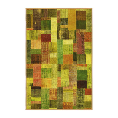 Ericalynn Chenille Patchwork Indoor Rug