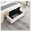 Repose-pieds 48 po avec rangement, banc de rangement pour repose-pieds-813901817