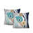 Turquoise/Navy Blue/Beige