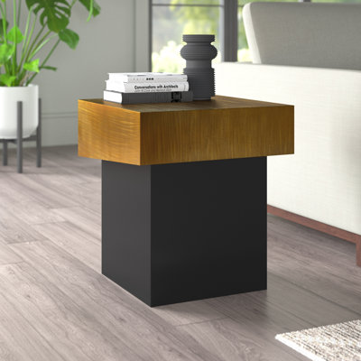 Bardette Iron Top End Table